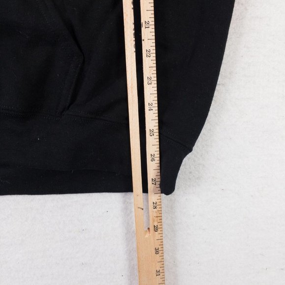 Sun Soldado Mens Sweater Black Large Gothic Hoodies Long Sleeve Pullover #0116 - Picture 6 of 9